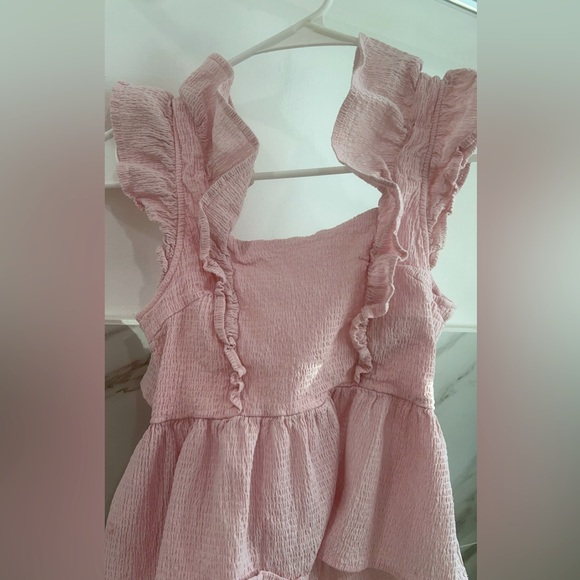 pink crop top franki by francesca’s - Picture 1 of 2